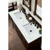 James Martin Vanities Brookfield 60in Double Vanity, Burnished Mahogany w/ 3 CM Ethereal Noctis Quartz Top 147-114-5661-3ENC